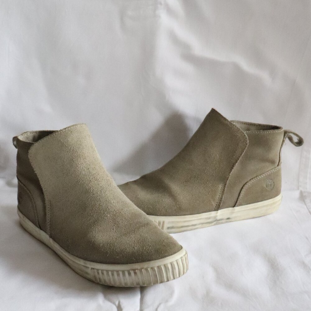 Timberland Women's Tan Sz 8.5 Skyla Bay Casual Pull On‎ Sneaker Booties